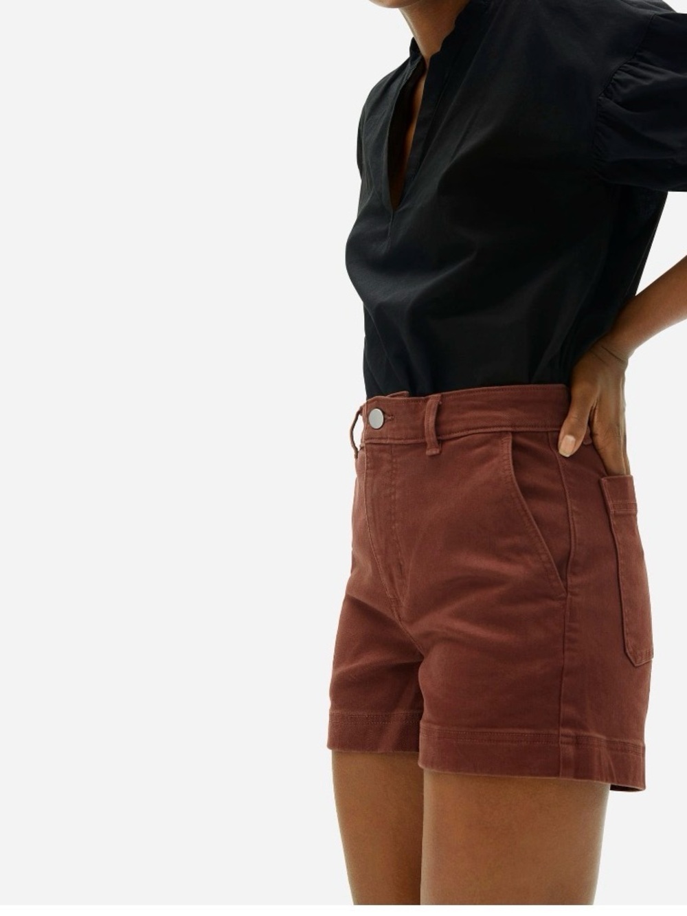 Everlane organic cotton twill shorts